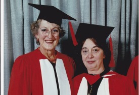 Helen Lucas and Germaine Greer